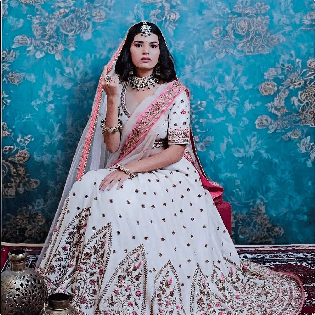Blush Pastel Bridal Lehenga — Bridal Lehengas by Aarchi's by Archana Soni