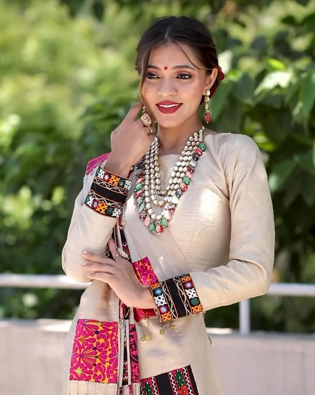 Linen Silk Gamthi Saree